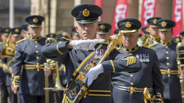 Parading through Birmingham