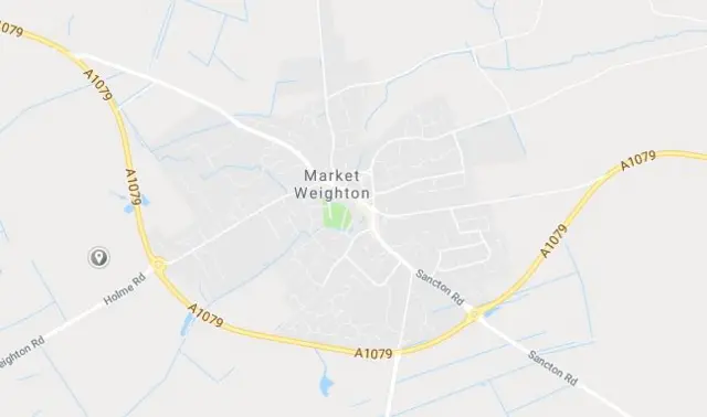 Map of Market Weighton