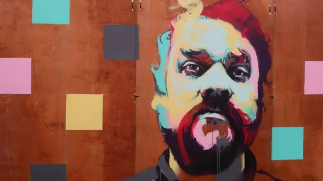 Mural of Scott Hutchison