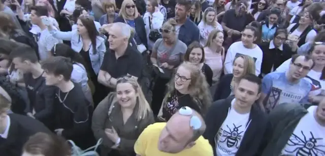 Albert Square crowd