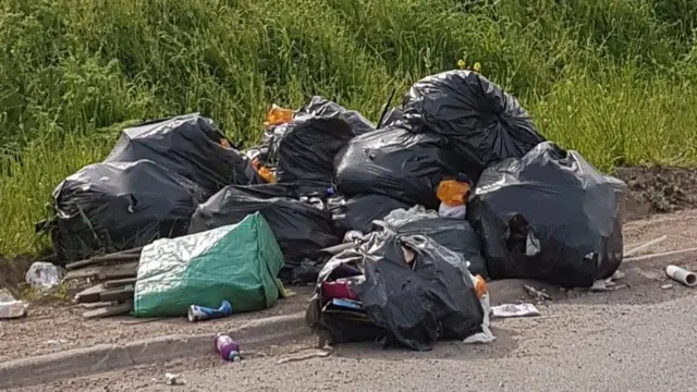 rubbish dumping