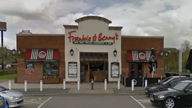 Exterior of Frankie and Benny's branch