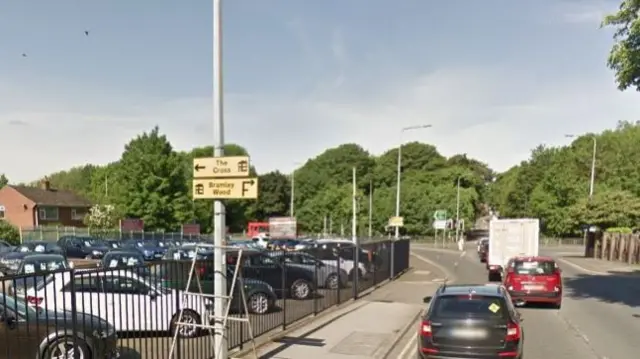 Car dearlership on The Hill, Sandbach