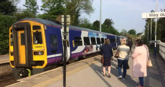 A Northern service train