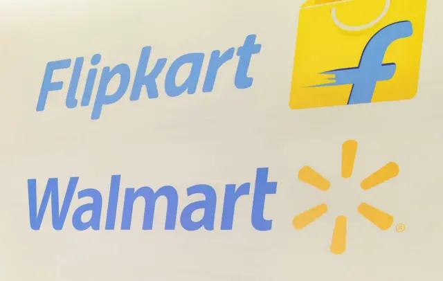 Flipkart Walmart logos