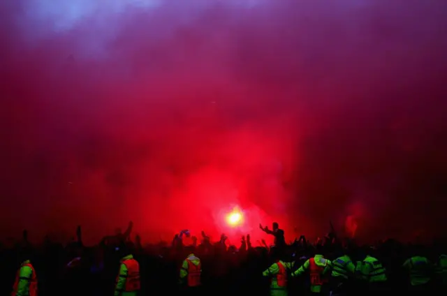 Liverpool v Roma crowds