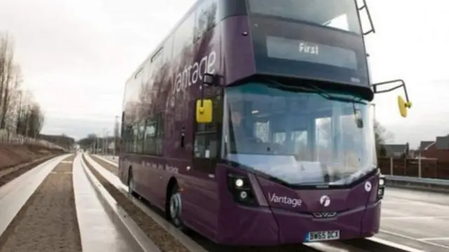 Leigh guided bus lane