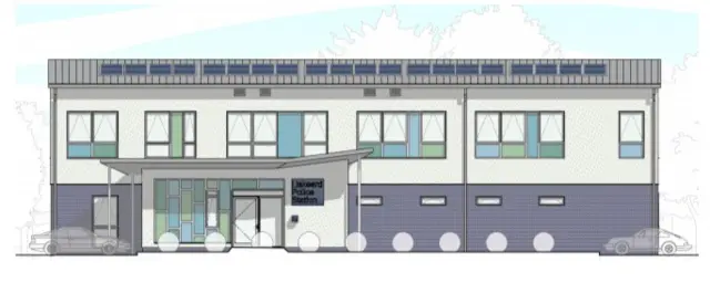 Plans for a new police station