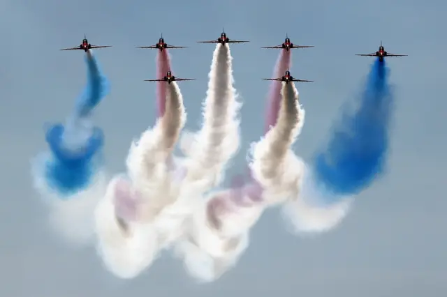 Red Arrows in action