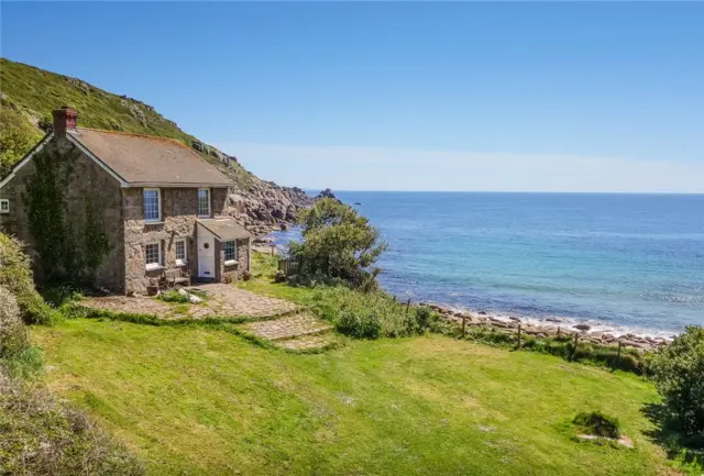 cottage with garden by the sea