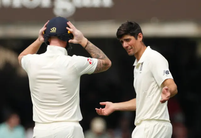 Ben Stokes and Alastair Cook