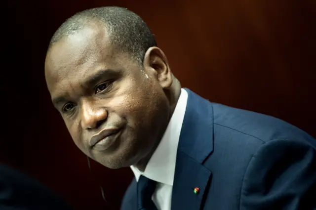 Burkina Faso's Foreign Minister Alpha Barry listens during an event at the Center for Strategic and International Studies November 1, 2017 in Washington, DC.