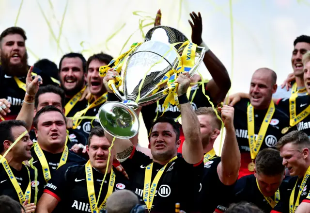 Saracens win 2016 Premiership final