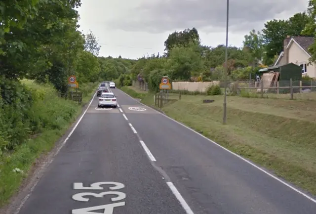 A35 through Devon