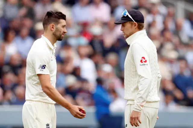 Mark Wood and Joe Root