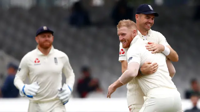 Ben Stokes and James Anderson