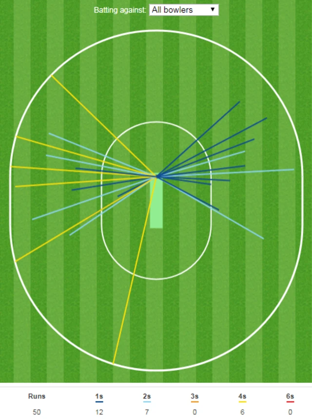 Azhar Ali wagon wheel