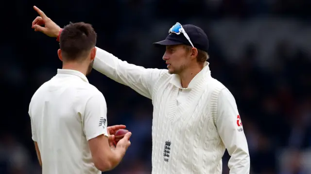 Joe Root and Mark Wood