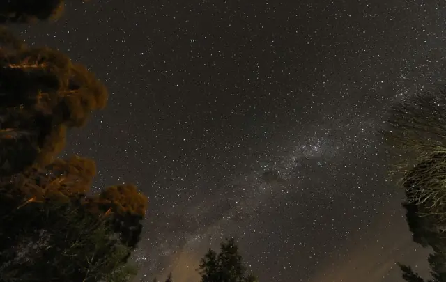 Picture of The Milky Way taken on June 14, 2010 over Balgowan, South Africa,