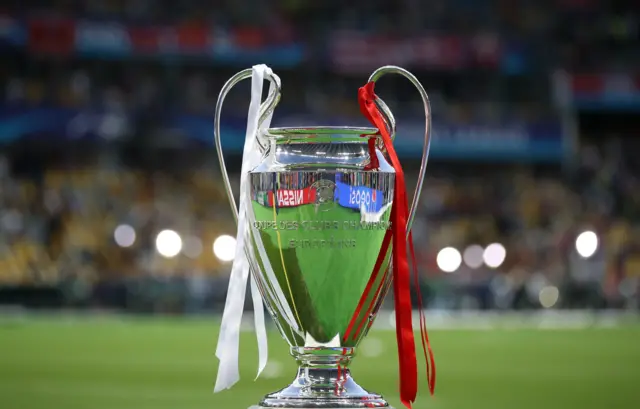 Champions League trophy