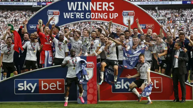 Fulham celebrate