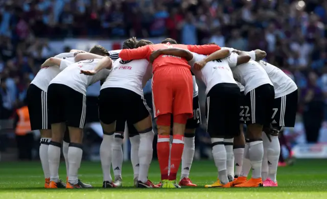 Fulham huddle