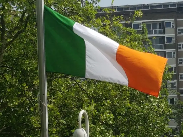 Ireland cricket flag