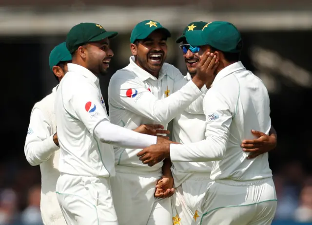 Pakistan celebrate