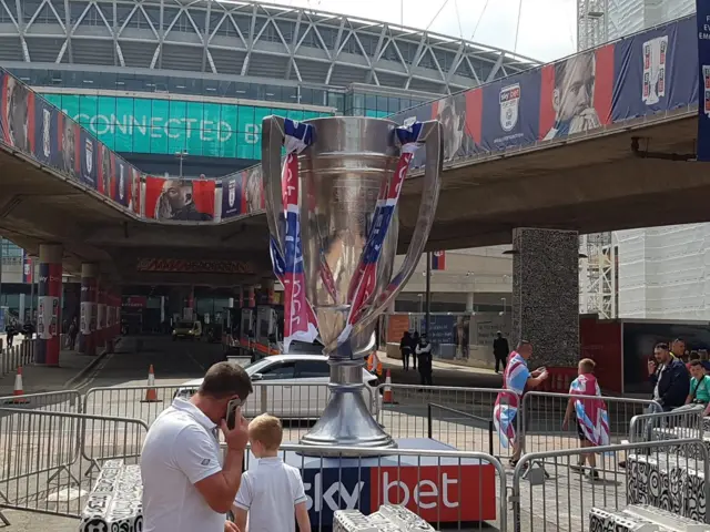 Championship play-off final trophy