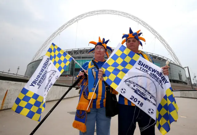 Shrewsbury fans