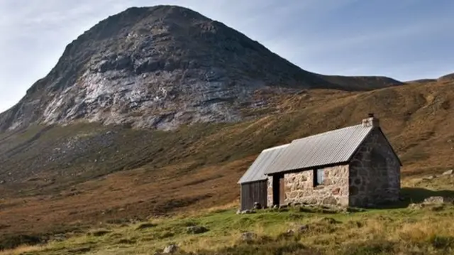 Bothy in rural area