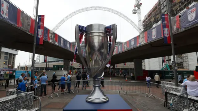 Play-off trophy replica