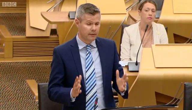 Finance Secretary Derek Mackay