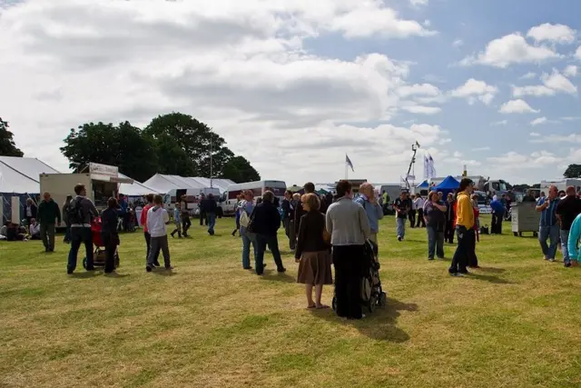 Crowd at show