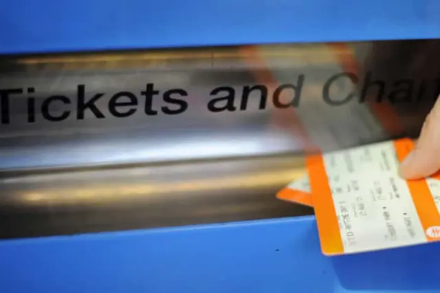 Rail tickets