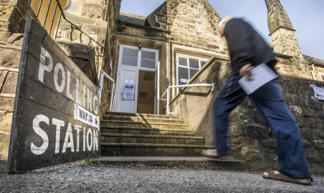 Oughtibridge parish centre polling station, Sheffield