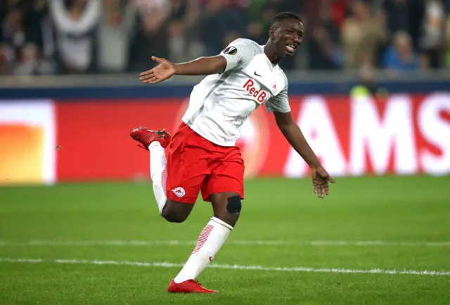 Amadou Haidara scores for Salzburg