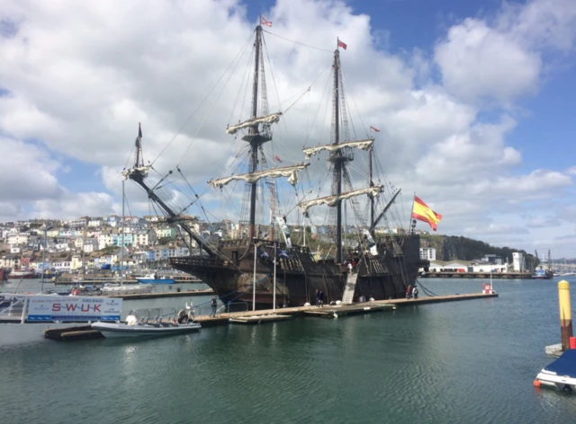 Galleon in brixham