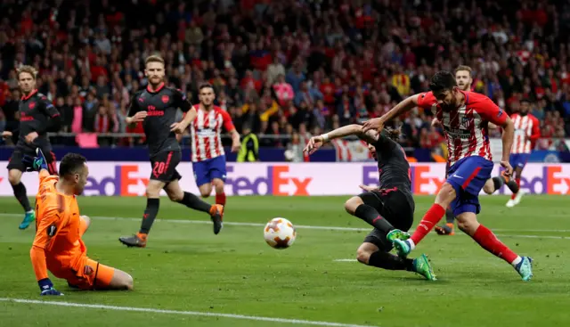 Diego Costa scores for Atletico