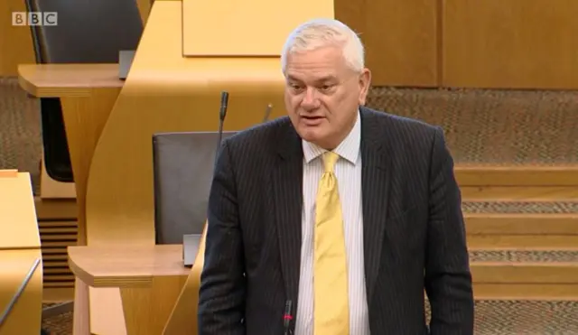 Lib Dem MSP Mike Rumbles