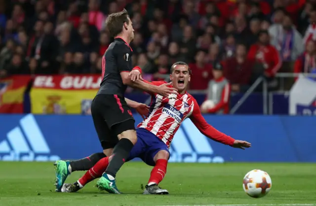 Atletico's Antoine Griezmann