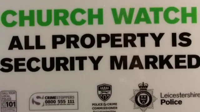 Church Watch sign