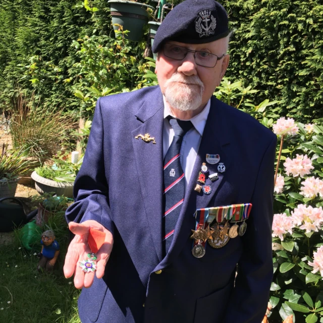 TONY PORTMAN WITH MEDAL