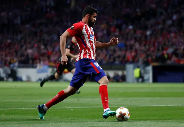 Diego Costa of Atletico Madrid