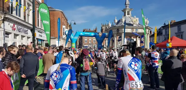 Tour de Yorkshire in Beverley