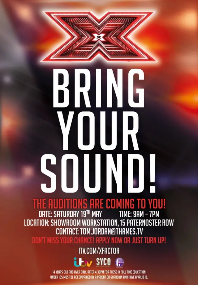 X Factor poster