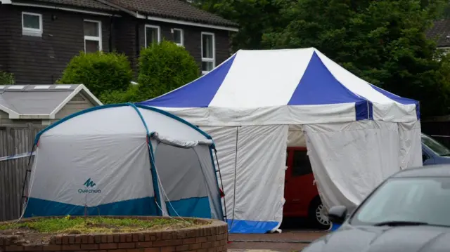 Police tents