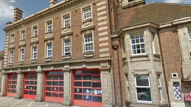 A fire station