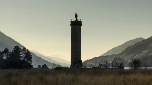 The Glenfinnan Monument attracted nearly 400,000 visitors last year