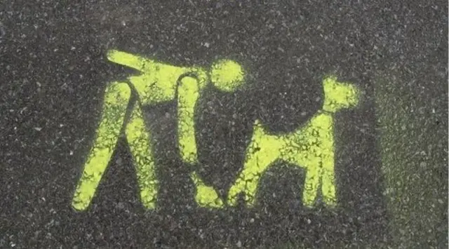 Dog poo sign